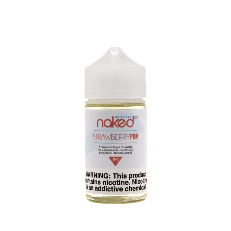 Naked 100 Menthol Strawberry Pom 60ml