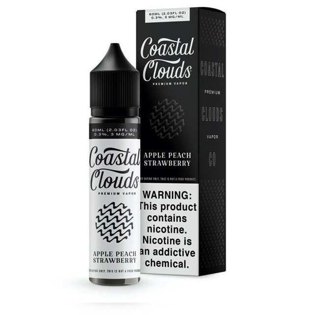 Coastal Clouds Apple Peach Strawberry 60ml 