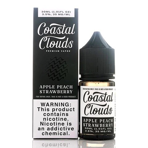 Coastal Clouds Salt Apple Peach Strawberry 30ml