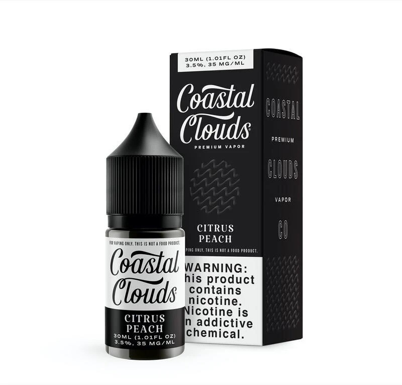 Coastal Clouds Salt Citrus Peach 30ml 