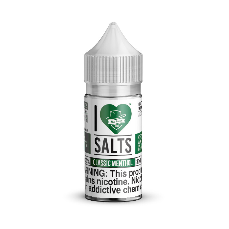 Mad Hatter I Heart Salts Classic Menthol 30ml