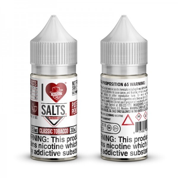 Mad Hatter I Heart Salts Classic Tobacco 30ml