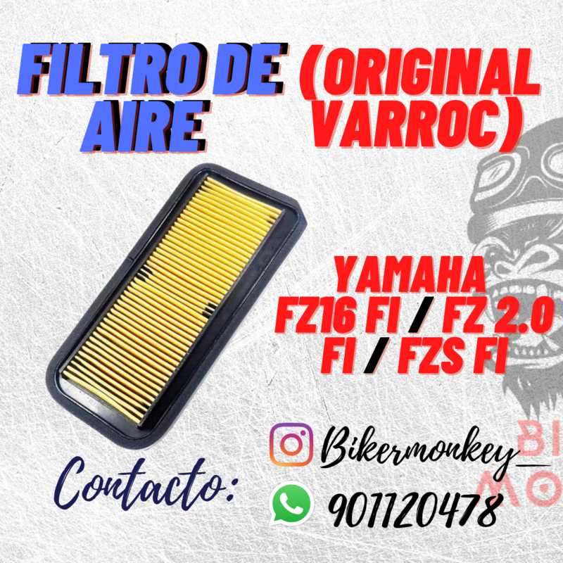 Filtro de Aire Yamaha FZ16 - FZ2.0 FI - FZS FI