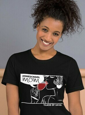 Homeschool MOM Fashionista Black  T-Shirt