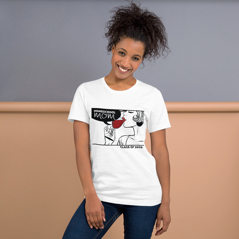 Homeschool MOM Fashionista White T-Shirt