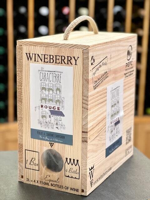 CaracTerre Rouge (Bordeaux style) Bag-in-Box 3L SUSTAINABLE