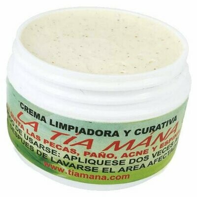 Crema La Tia Mana para limpiar la cara
