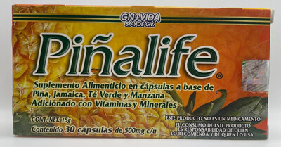 Piñalife 30 capsulas gn vida month supply Dietery supplement