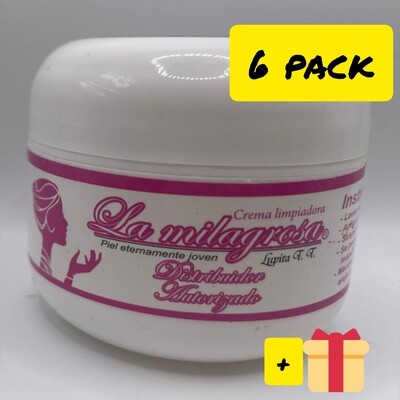 La Milagrosa lightening cream 6 pack mayoreo