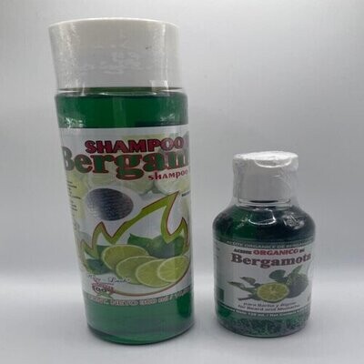 Bergamota shampoo y aceite combo