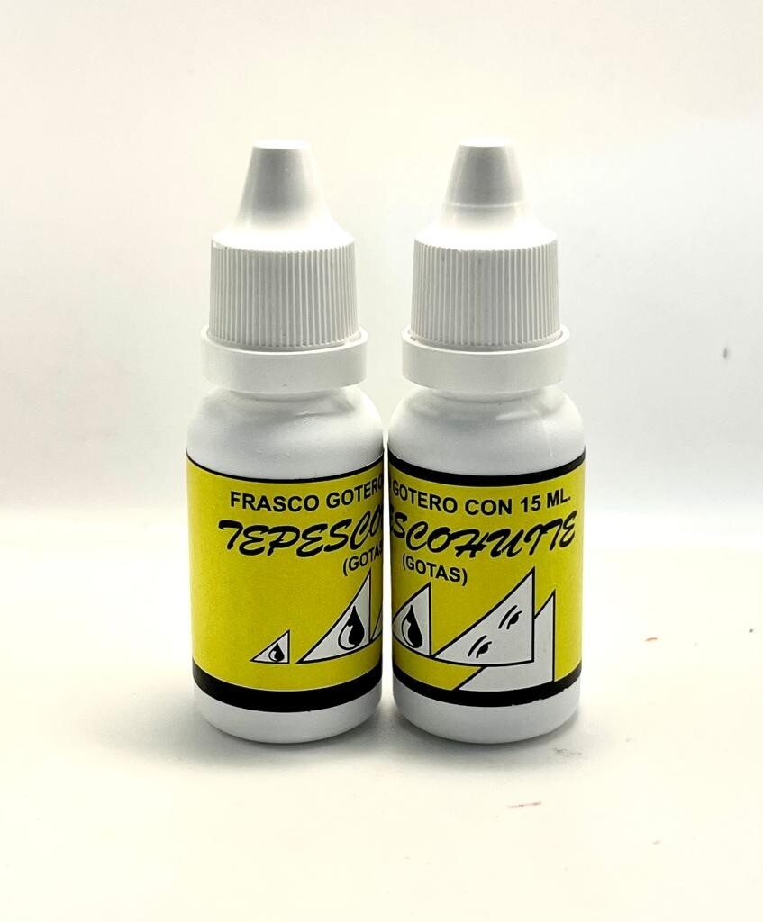 Tepescohuite eye drops 2 pack