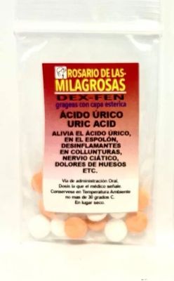 Rosario de los milagros uric acid relief