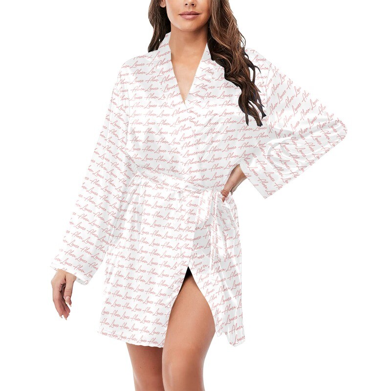 Signature Alona Leoine Satin Robe