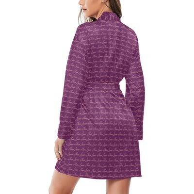 Signature Alona Leoine Satin Robe