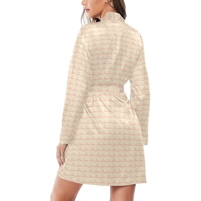 Signature Alona Leoine Satin Robe