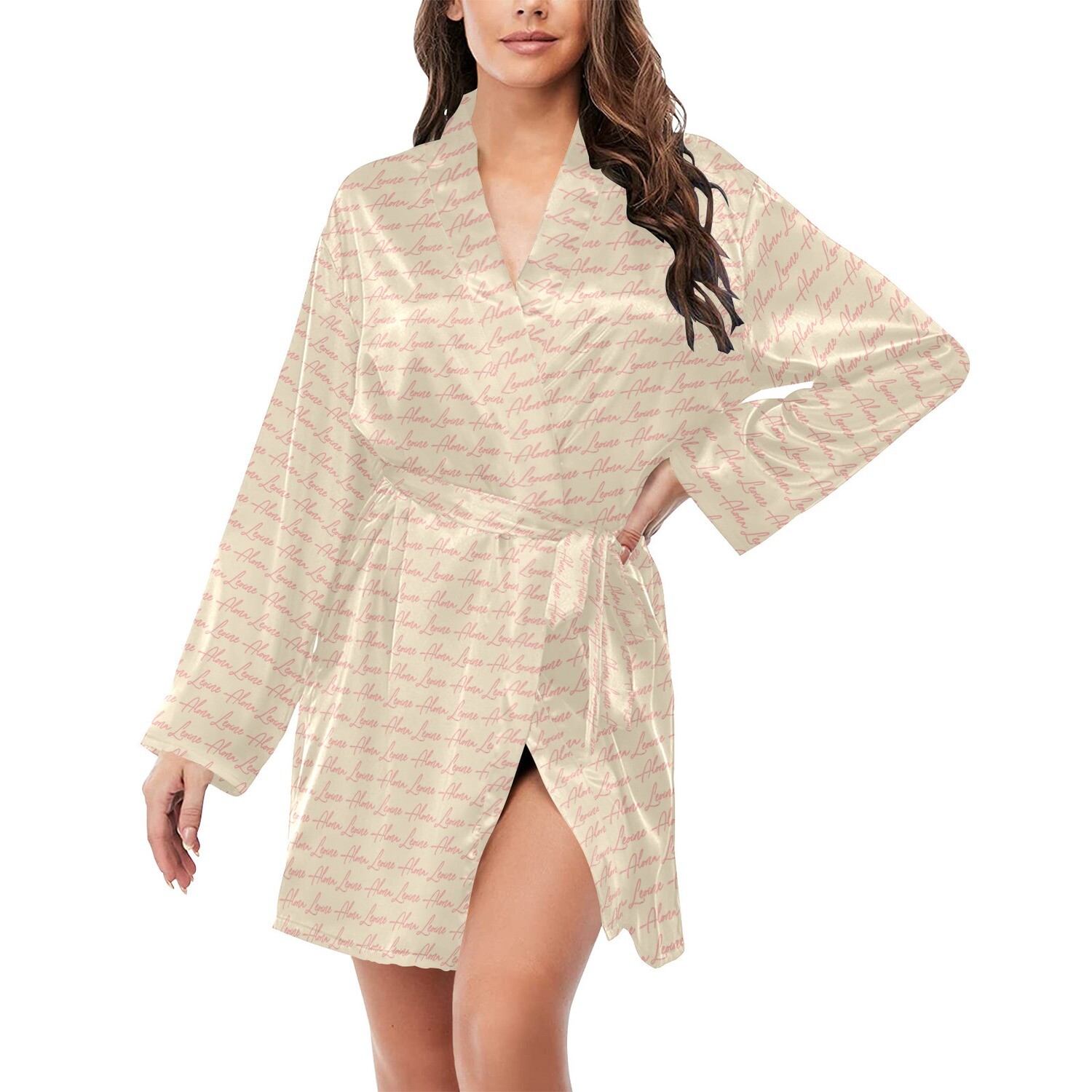 Signature Alona Leoine Satin Robe