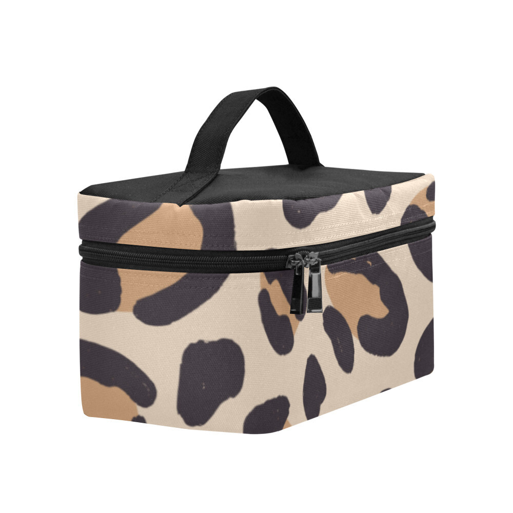 Cheetah Print Cosmetic Bag