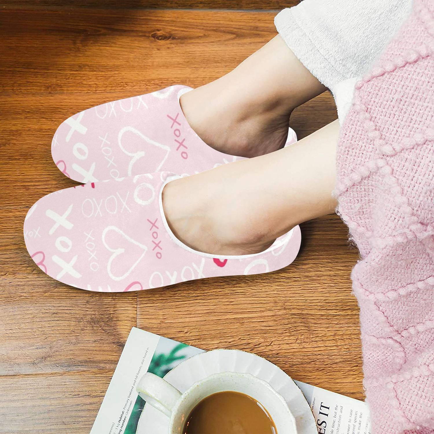 XoXo Non-Slip Cotton Slippers