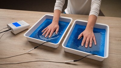 Saalio イオントフォレーシス本体一式(手足用) Saalio イオントフォレーシス本体一式(手足用)