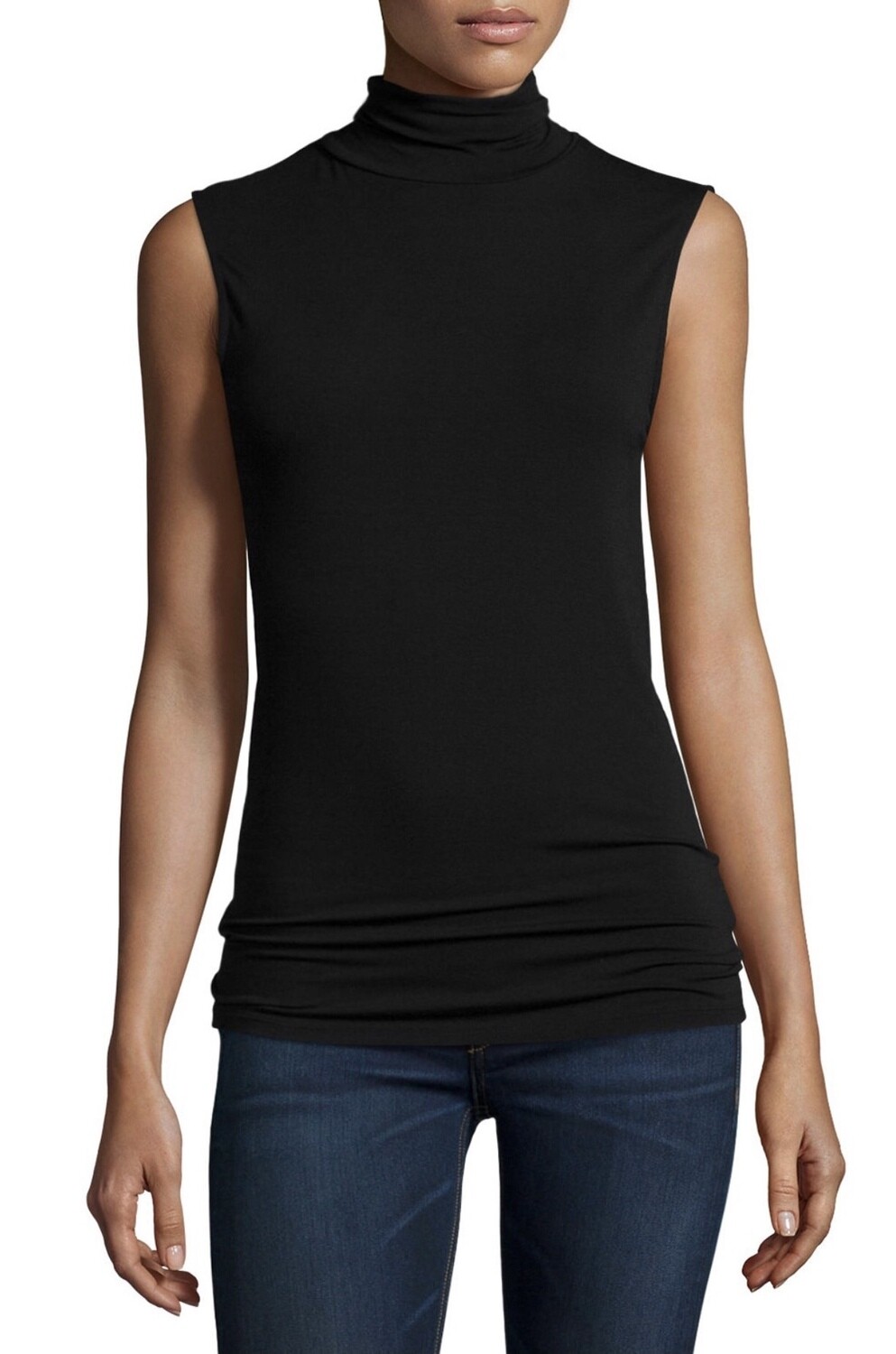 Noir Turtleneck, Majestic Filatures Noir Turtleneck, Majestic Filatures