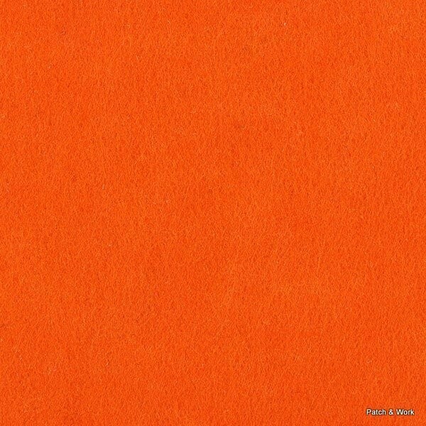 Stickfilz orange