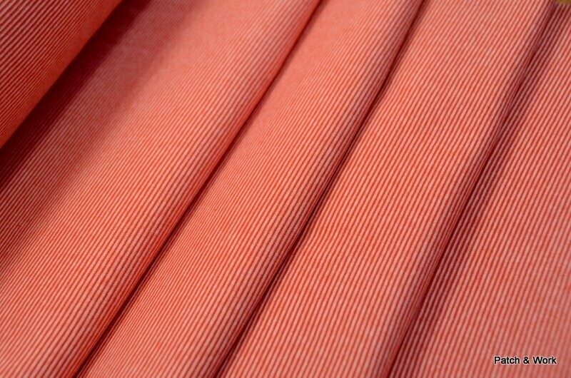 Bündchen Ringel rot/ weiß