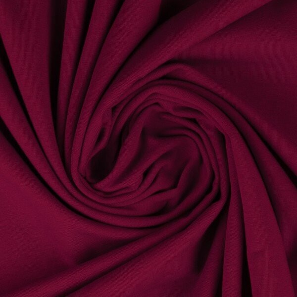 Baumwolljersey  bordeaux