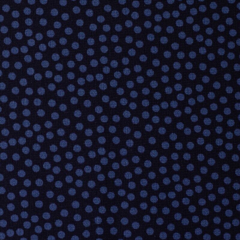 Baumwolljersey Dotty dunkelblau Baumwolljersey Dotty dunkelblau