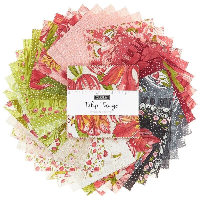 Charm Pack Robin Pickens "Tulip Tango" 5''