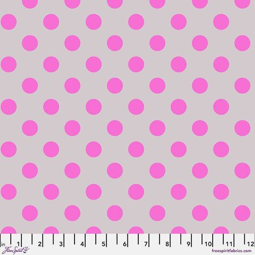 Patchworkstoff Tula Pink True Colors Neon Pom Pom - Mystic