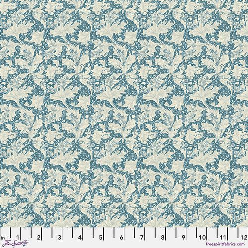 Patchworkstoff William Morris Emery Walker Small Wallflower Blue