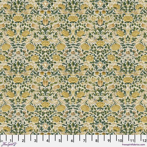 Patchworkstoff William Morris Emery Walker Small Rose Weld