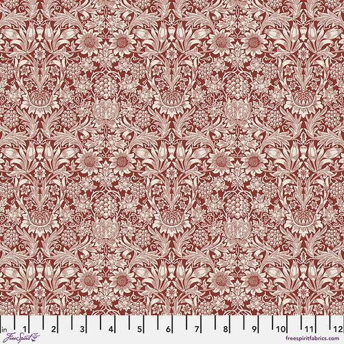 Patchworkstoff William Morris Emery Walker Sunflower Berry