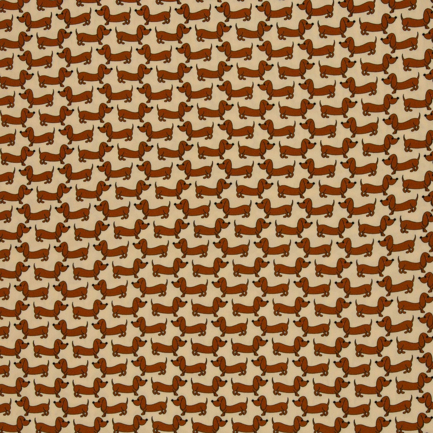 Viskose Webware Cherry Picking Sweet Dog