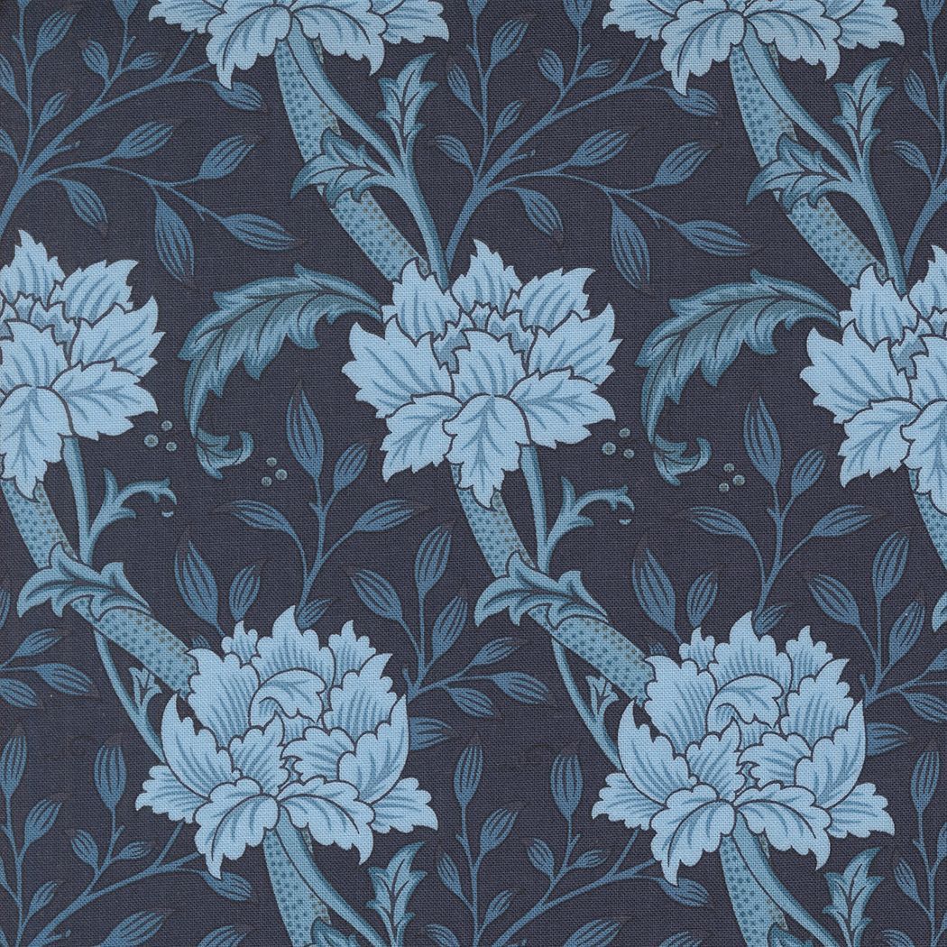 Patchworkstoff William Morris Morris Manor Hammersmith Florals Twilight