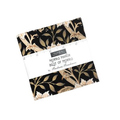 Charm Pack William Morris Barbara Brackman Morris Manor 5'' Charm Pack William Morris Barbara Brackman Morris Manor 5''