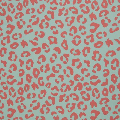 Kunstleder Happy Leo Mint Koralle Kunstleder Happy Leo Mint Koralle
