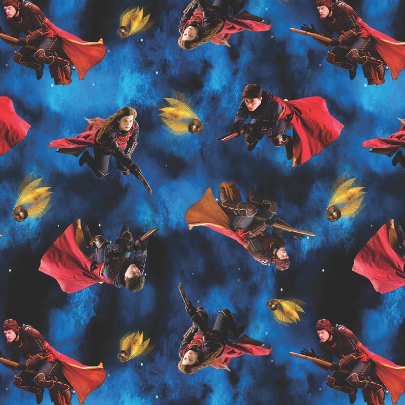 Vororder Patchworkstoff Harry Potter Playing Quidditch Vororder Patchworkstoff Harry Potter Playing Quidditch