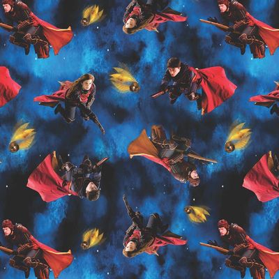 Vororder Patchworkstoff Harry Potter Playing Quidditch Vororder Patchworkstoff Harry Potter Playing Quidditch