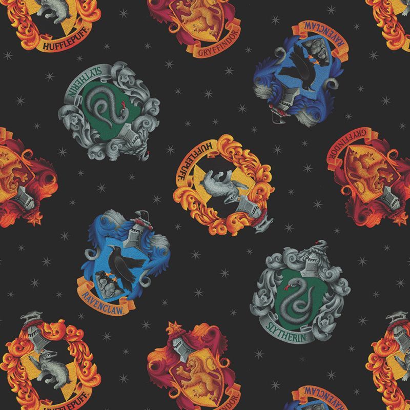 Vororder Patchworkstoff Harry Potter Crests Vororder Patchworkstoff Harry Potter Crests