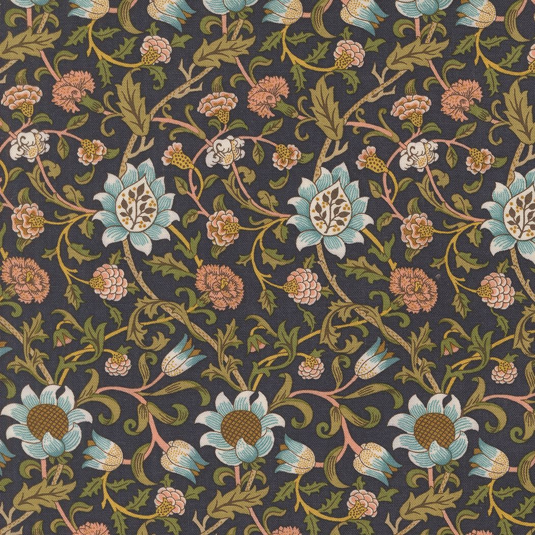 Patchworkstoff William Morris Morris Manor Evenlode Florals Twilight