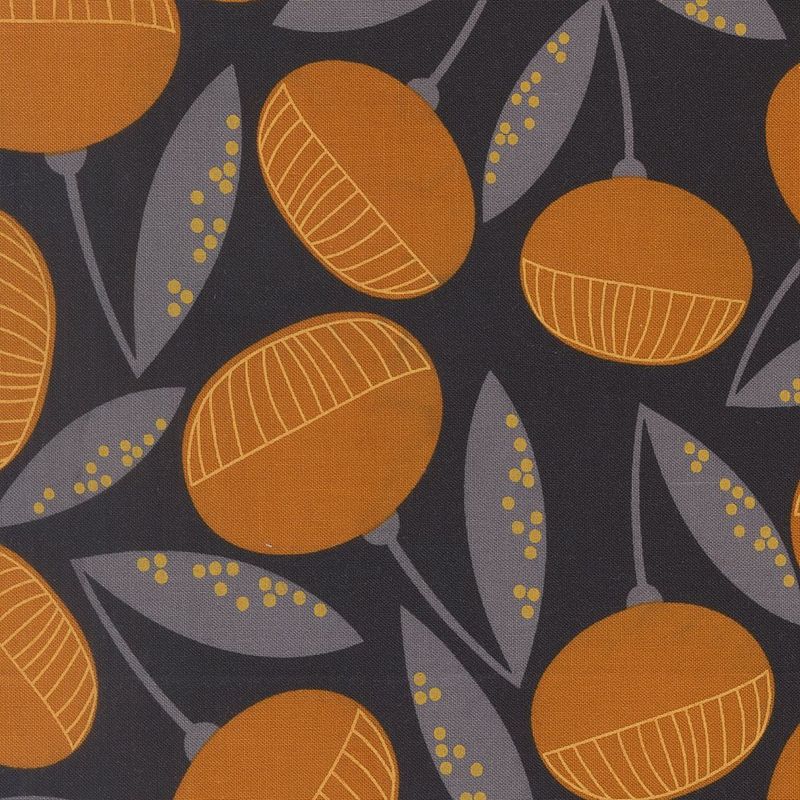 Patchworkstoff Zen Chic Balisong Fruitique Large Floral Black