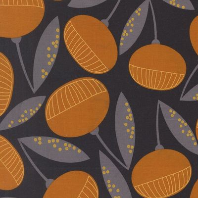 Patchworkstoff Zen Chic Balisong Fruitique Large Floral Black