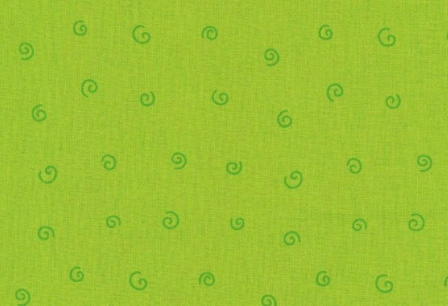 Westfalenstoff Junge Linie grün Kringel