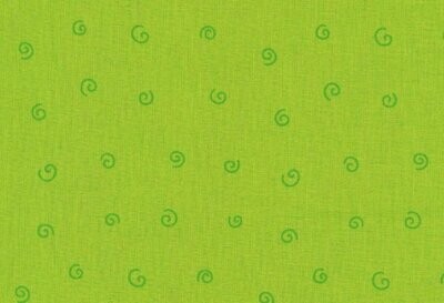 Westfalenstoff Junge Linie grün Kringel