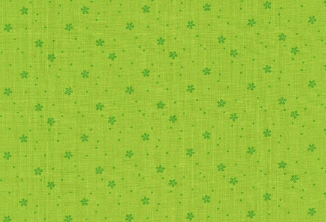 Westfalenstoff Junge Linie grün Blümchen Westfalenstoff Junge Linie grün Blümchen