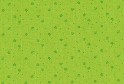 Westfalenstoff Junge Linie grün Blümchen