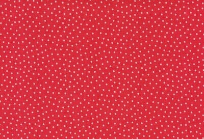 Westfalenstoff Junge Linie rot/ rosa Punkte Westfalenstoff Junge Linie rot/ rosa Punkte