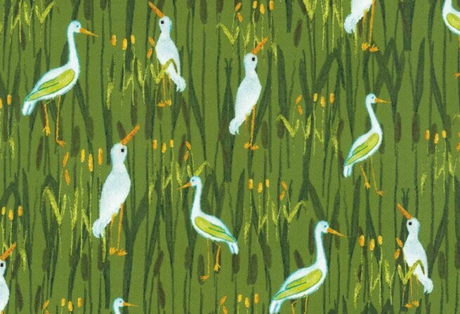 Westfalenstoff Junge Linie Störche Westfalenstoff Junge Linie Störche