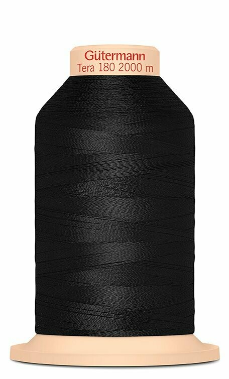 Overlockgarn Tera 180 schwarz Nr. 000 Gütermann Overlockgarn Tera 180 schwarz Nr. 000 Gütermann